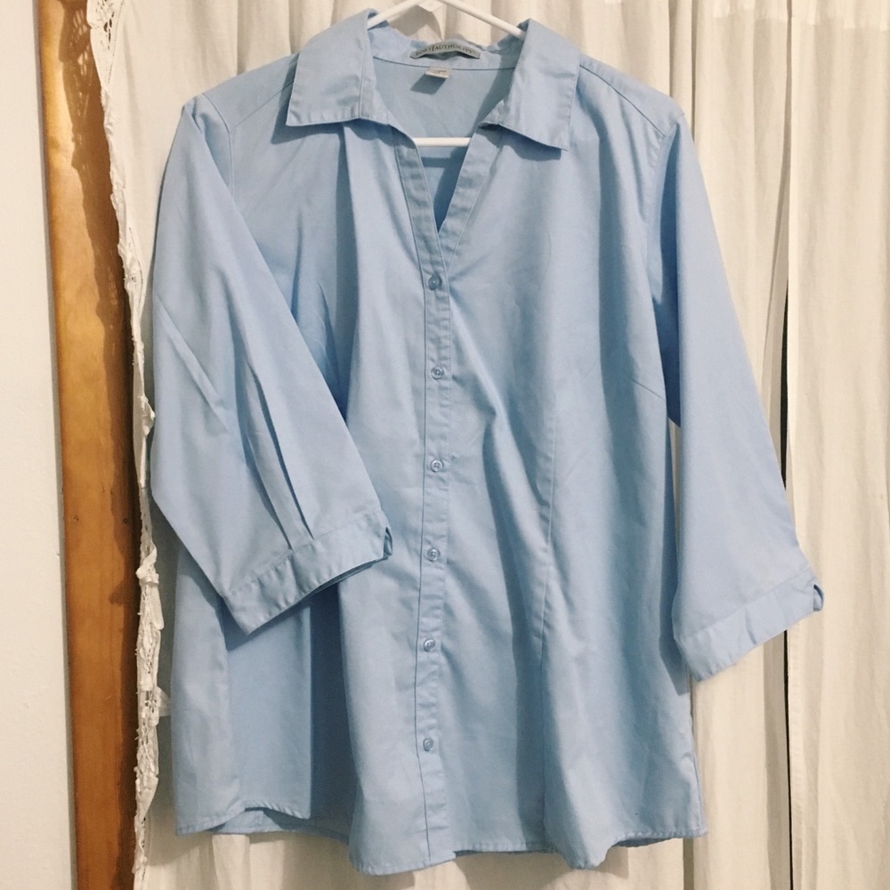 Light Blue Blouse